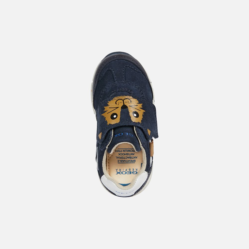 Tenis Geox Bebe Azul Marinho - Alben Boy - IBAVG6321